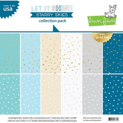 Lawn Fawn Designpapier Let It Shine - Collection Pack